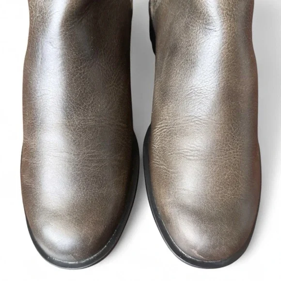 Sorel Phoenix Zip Boots Women's 9 Olive Green Leather Suede Waterproof Winter - Picture 8 of 16